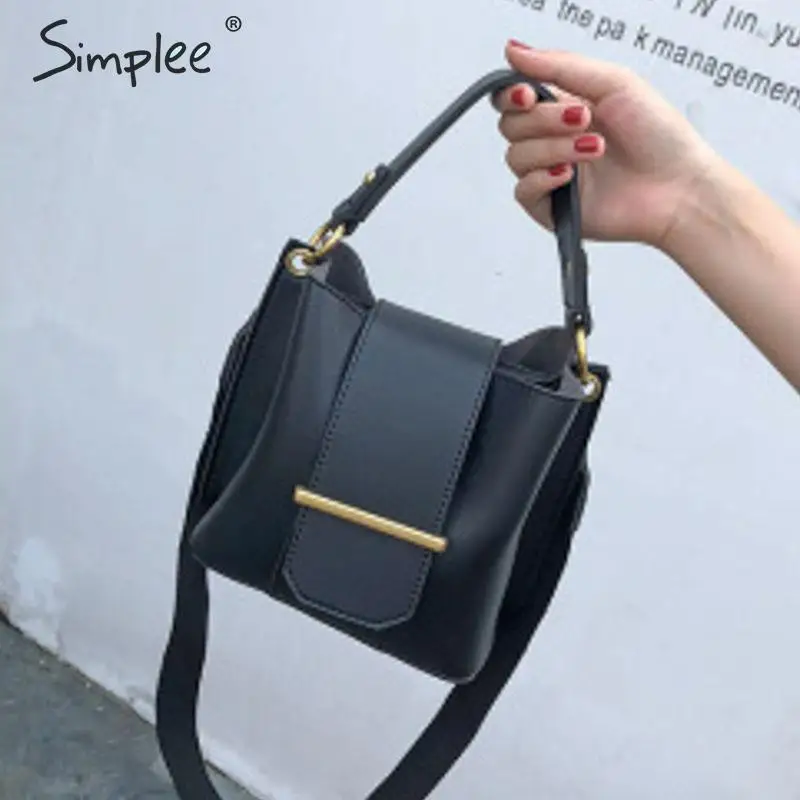 Simplee Сексуальная женская сумка через плечо модная однотонная женская сумка из искусственной кожи Уличная Повседневная Дамская Осенняя шикарная офисная сумочка