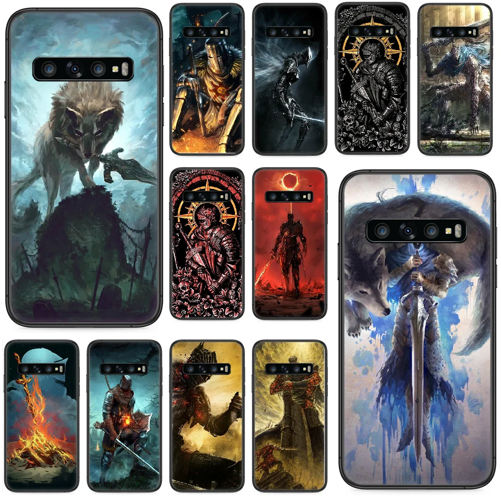 Dark Souls game Phone case For Samsung Galaxy S 10 20 3 4 5 6 7 8 9 Plus E Lite Uitra black hoesjes pretty waterproof trend | Мобильные