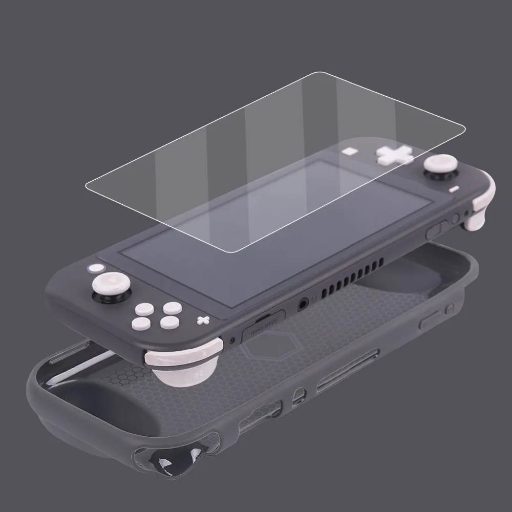 Мягкий ТПУ чехол CHINFAI для shand Switch Lite эргономичный Нескользящий Резиновый защитный чехол-подставка для NS Switch Lite мини-консоль