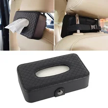 Многофункциональный Кожаный Автомобильный держатель коробки для салфеток насосный лоток стул задний ремень коробка-держатель для салфеток бумажный контейнер Авто Стайлинг