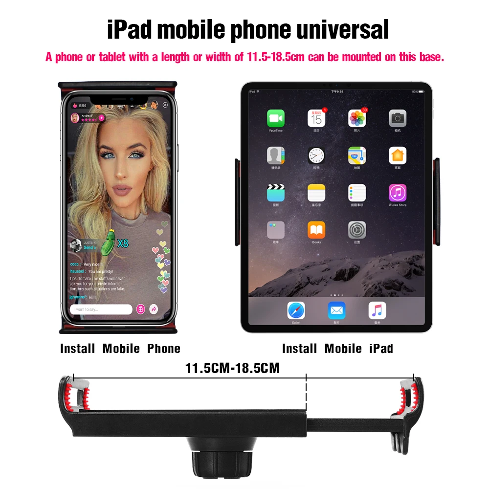 Koop Mamne 10 Inch Ring Licht Led Dimbare Video Studio Selfie Fotografie Verlichting Op Youtube Live Streaming Voor Ipad Met Statief