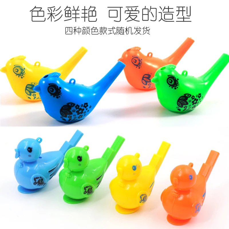 6 Oiseau Aquatique pipe jouets en plastique pour enfants f9d5