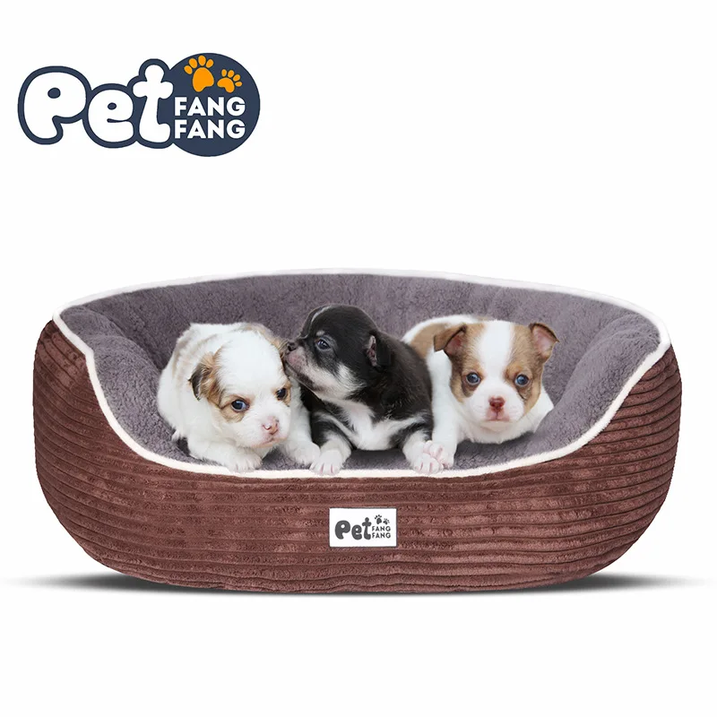 

Dog bed, kennel, washable, Floppy, Extra comfortable, non-slip plush rim pad, puppy house, cat, dog