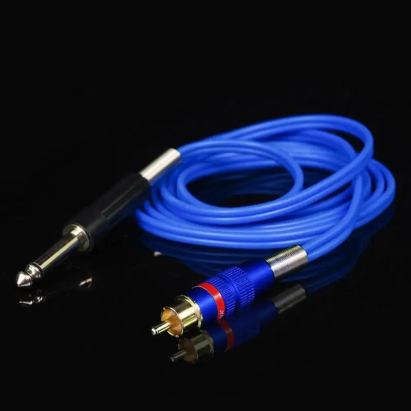 Tattoo Clip Cord Tattoo Gun Copper Wire 22 AWG Copper Duct Woven Nylon Interface Tattoo Power Supply Tool Accessory