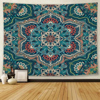 

Indian Mandala Tapestry Wall Hanging Sandy Beach Throw Rug Blanket Camping Tent Travel Mattress Bohemian Sleeping Pad Tapestries