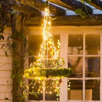 

Solar Copper Wire Christmas Lights String Merry Christmas Decor for Home Outdoor 2020 Navidad Cristmas Ornaments New Year 2021