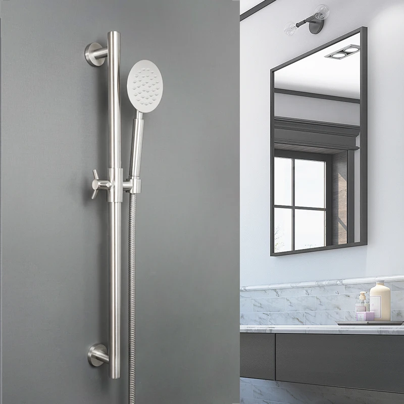 Parte Della Staffa Regolabile Per Supporto Per Soffione Doccia Da Bagno In Abs Per Barra Scorrevole Da 24 Mm 85413753