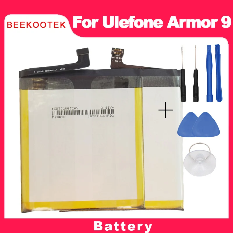 BEEKOOTEK Original Ulefone Armor 9 Battery New 6.3inch 9E Mobile Phone 6600mAh model GQ3086 | Мобильные телефоны и