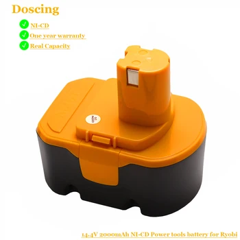 

Doscing For Ryobing 14.4V 2000mah Rechargeable Batteries NI-CD Replacement Battery For Ryobi RY-1444 Power Tools battery