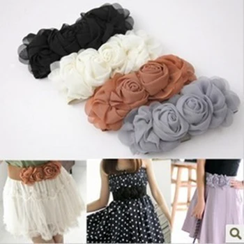 

Women's Accessories Hot Sale female Belt Women Lace Elastic Wide Waist Belts Summer Dress Girdle Bands Ceinture Femme