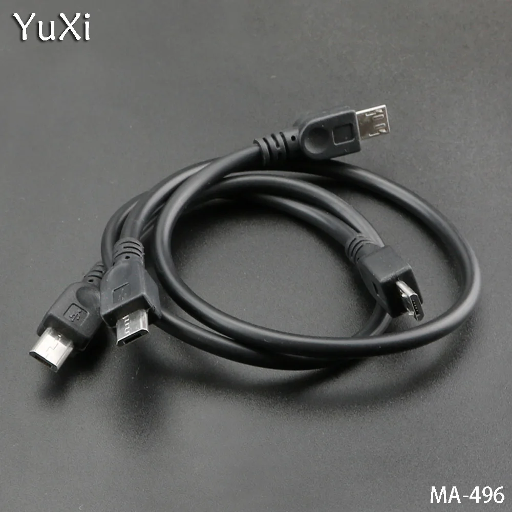 Юйси 5 шт./лот Micro usb Тип B штекер Micro B Мужской 5 Pin конвертер OTG адаптер Ведущий кабель для передачи данных заменить