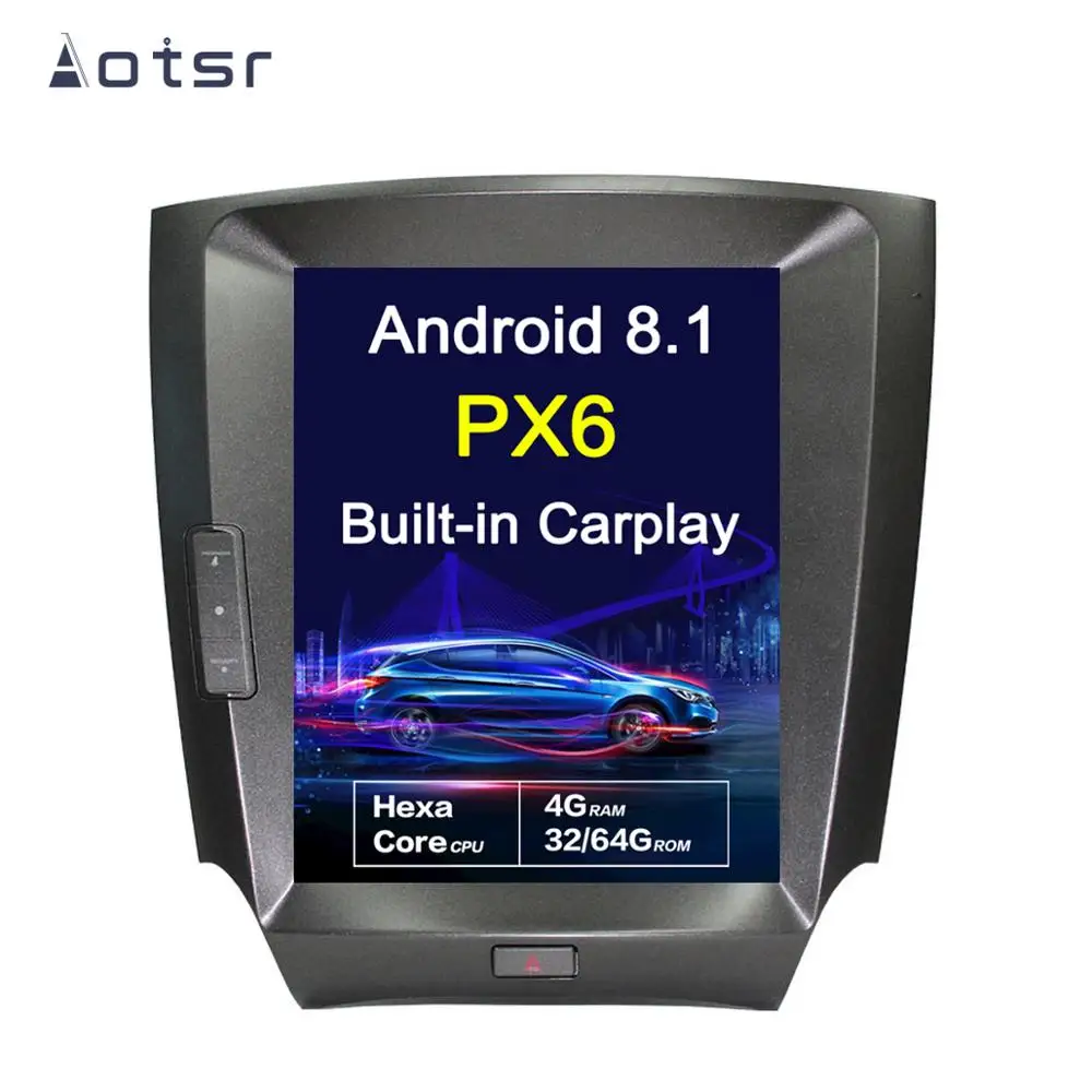 Новинка HD DSP Android 8 1 Тесла стиль GPS навигация для LEXUS IS200 IS250 IS300 IS350 2005 2011 Carplay