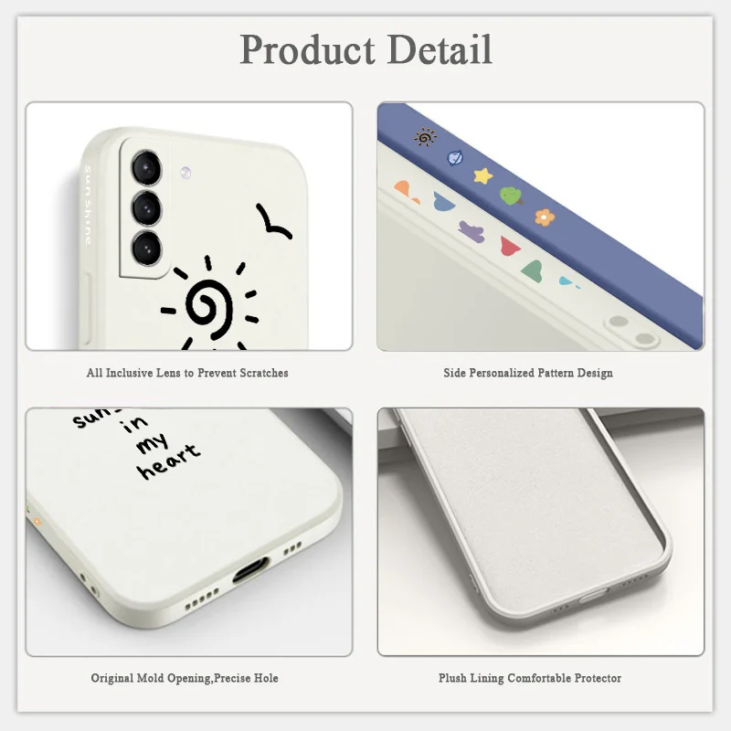 Wild Goose Liquid Silicone Case For Samsung Galaxy S21 S20 S10 Note 20 10 Camera Protective Soft Phone Back Cover On A72 A52 A42