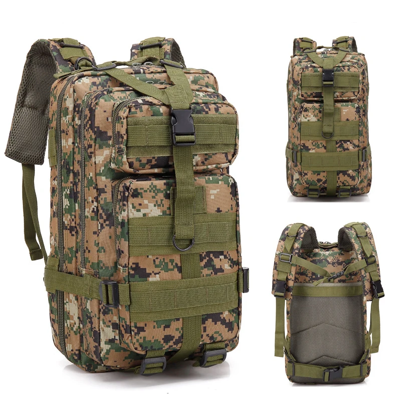 Billig Heißer Verkauf Männer Im Freien Militär Armee 3p Taktische Rucksack Molle Camping Wandern Trekking Sport Camouflage Rucksack