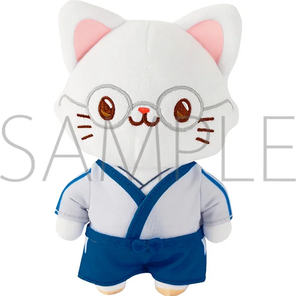 Japan Genuine 14CM Stuffed Anime Gintama Gintoki Shinpachi Kagura Eye  Cat Cartoon Plush Doll Pendant withCAT