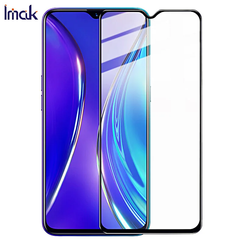 Imak Pro+ чувствительное Сенсорное стекло с полным покрытием для Realme XT Realme X2 OPPO K5 закаленное стекло с полным адсорбированием клея