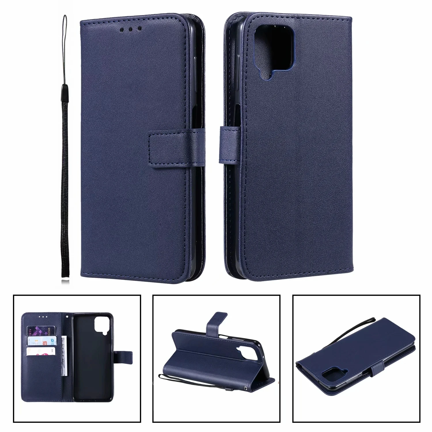 Leather Flip Wallet Case For Samsung Galaxy S21 S30 S20 S10 S9 S8 Plus S6 S7 Edge Note 8 9 10 Lite 20 Ultra Funda Protec_voghion.com