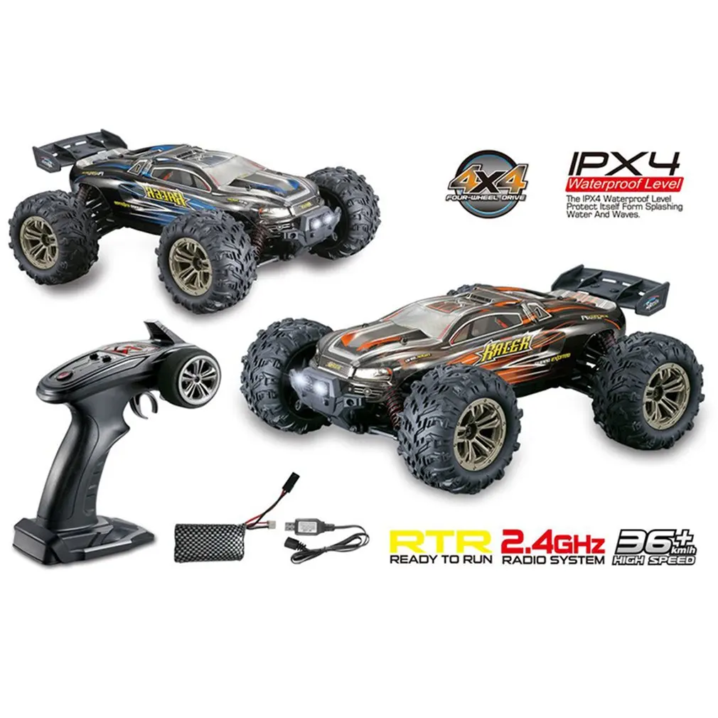 

9135 1:16 RC Car 4WD Driving Desert Truck Brushed Motors Drive Bigfoot Remote Control Car Model Off-Road Vehicle Toy