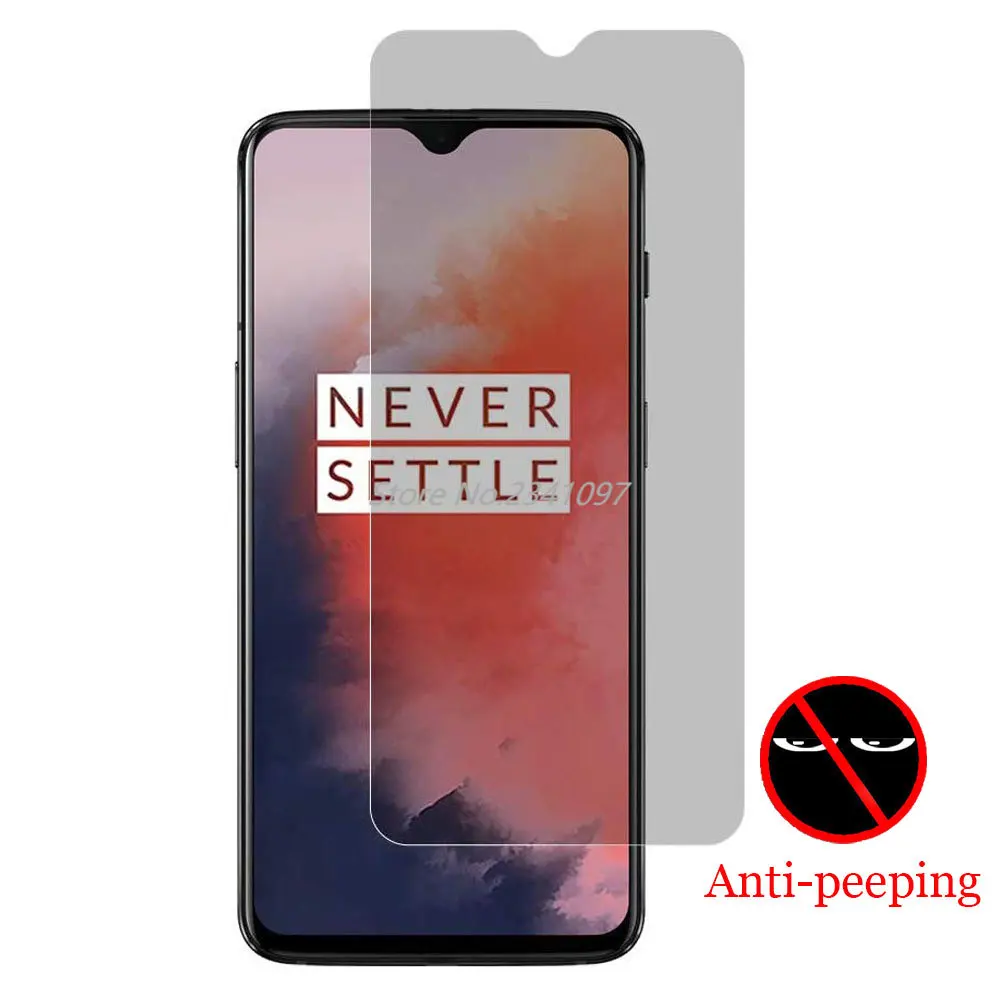 9h Privacy Tempered Glass For Oneplus 7t Screen Protector Protective