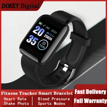 

116Plus Smart Watch Men Women For IPHONE Android Fitness Tracker Bracelet 1.3"Heart Rate Blood Pressure Oxygen Bluetooth Calorie