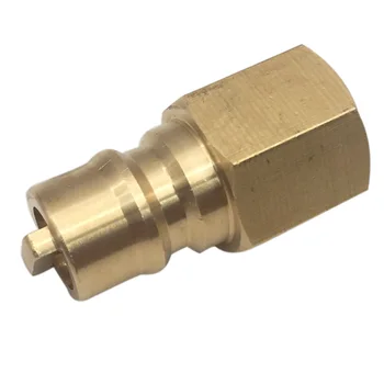 

Propane Brass Quick Connect Fitting Adapter Female Plug x 3/8' NPT For RV BBQ