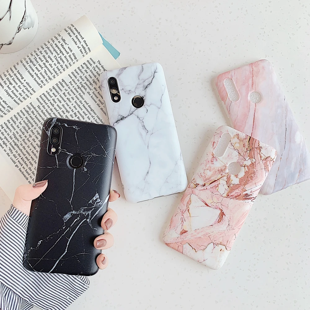 Чехол для Xiaomi Redmi 7 роскошный мраморный силиконовый мягкий ТПУ чехол на заднюю