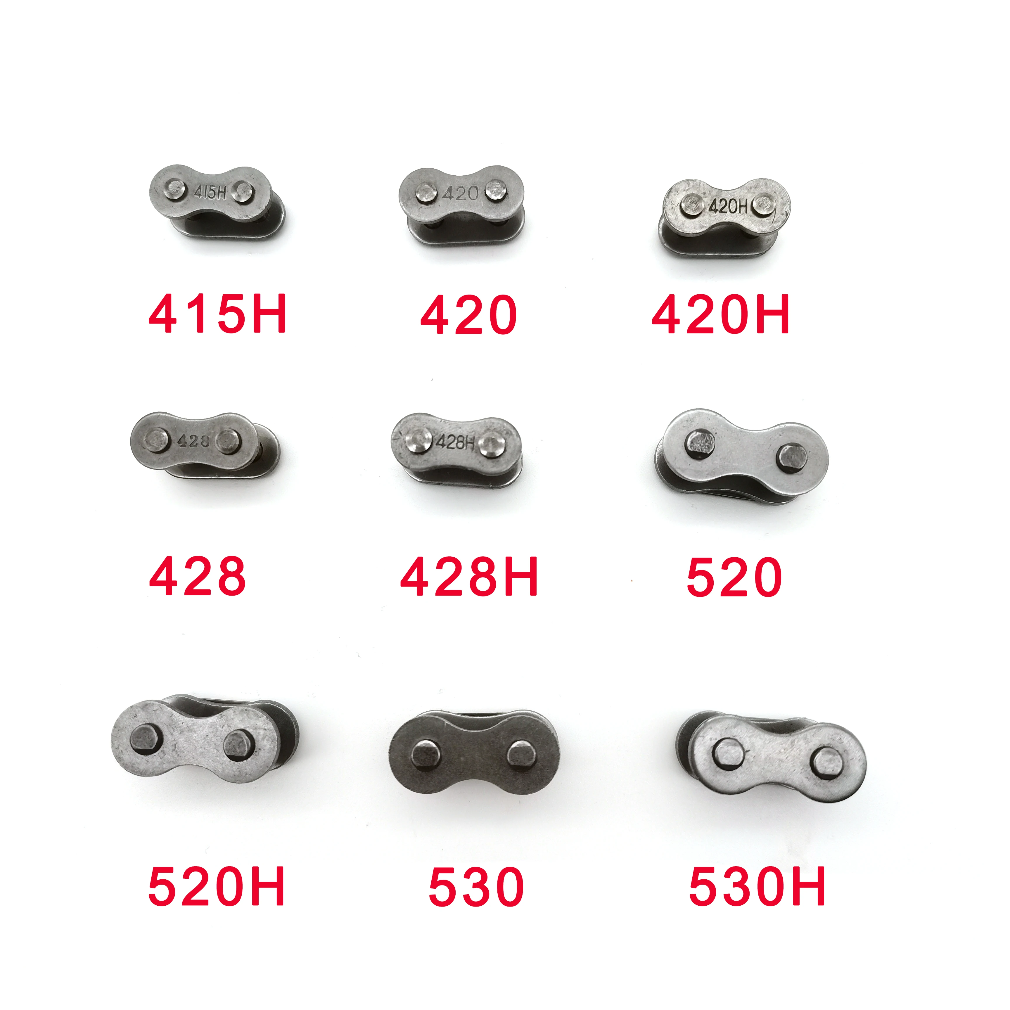 2 Pcs Spare Part Link Connector For 530 Chain Motorcycle Sports