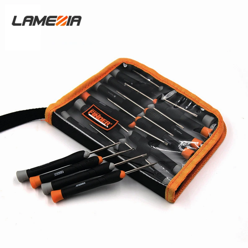 

LAMEZIA Manual Screwdriver Batch Group 12 PCS Sets Of Mini Precision Mobile Phone Repair Kit