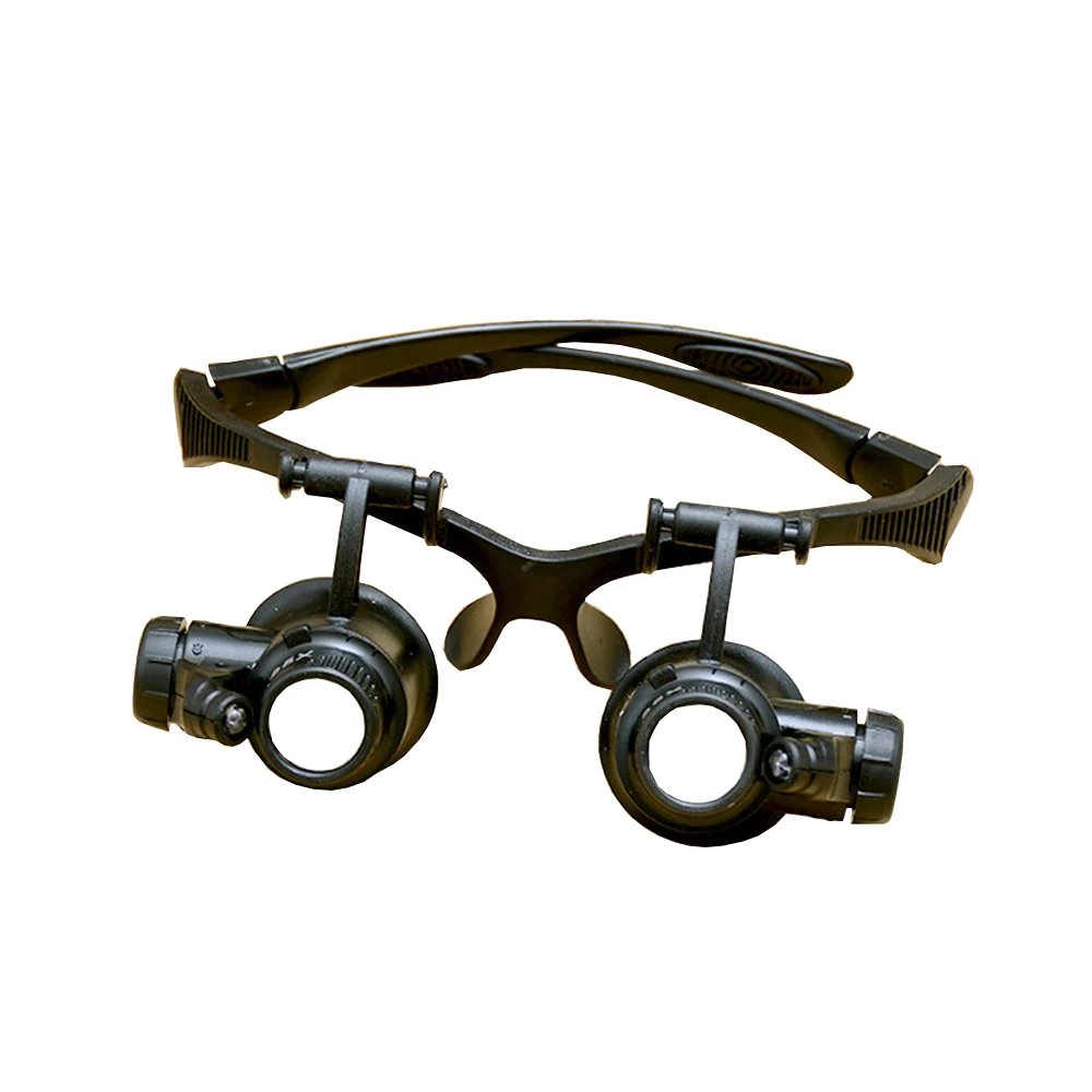 LOUPE,Loupe binoculaire bandeau 10X 15X 20X 25X, avec