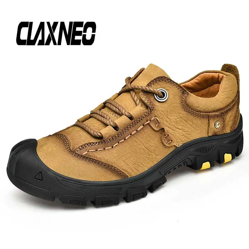 CLAXNEO/мужские ботинки из натуральной кожи мужская кожаная обувь ботильоны Мужская