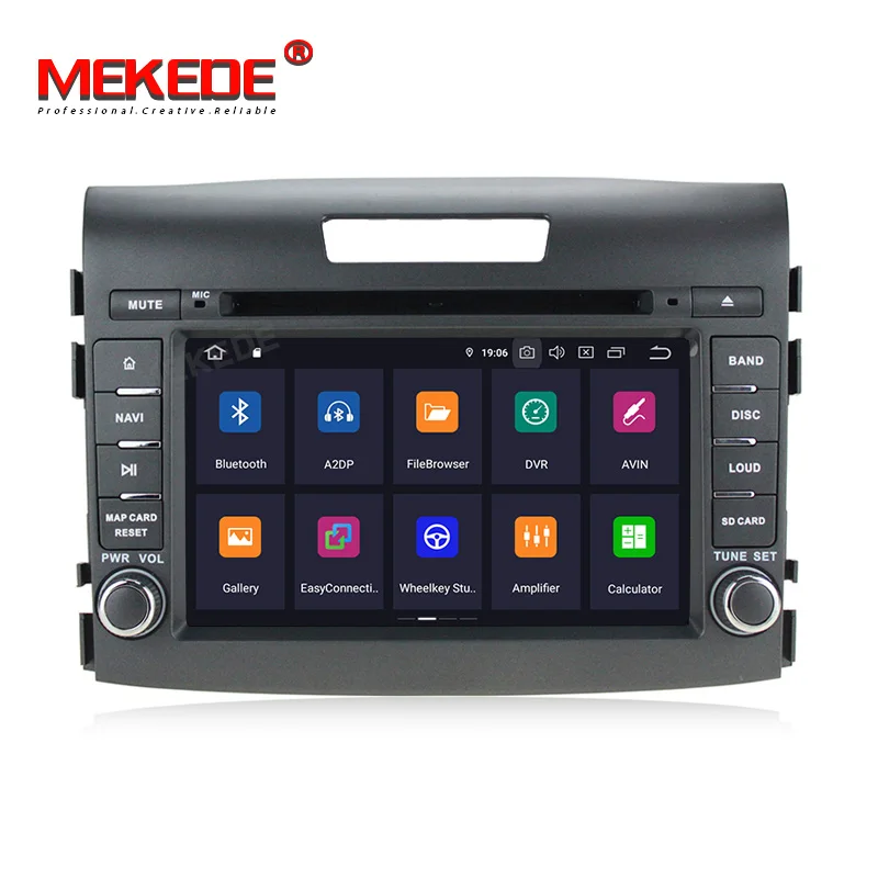 Cheap MEKEDE Car Radio Multimedia Player 2 din 7"Android 9.0 Auto DVD Radio For CRV 2012-2014 stereo wifi GPS mirror link view camera 4
