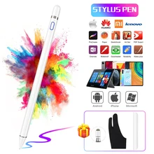 Canetas Stylus para Telas Sensíveis Ao Toque, Para A Apple Lápis 1 2 iPad, para Android IOS Tablet Superfície Pen para Xiaomi Huawei Samsung Caneta de Toque