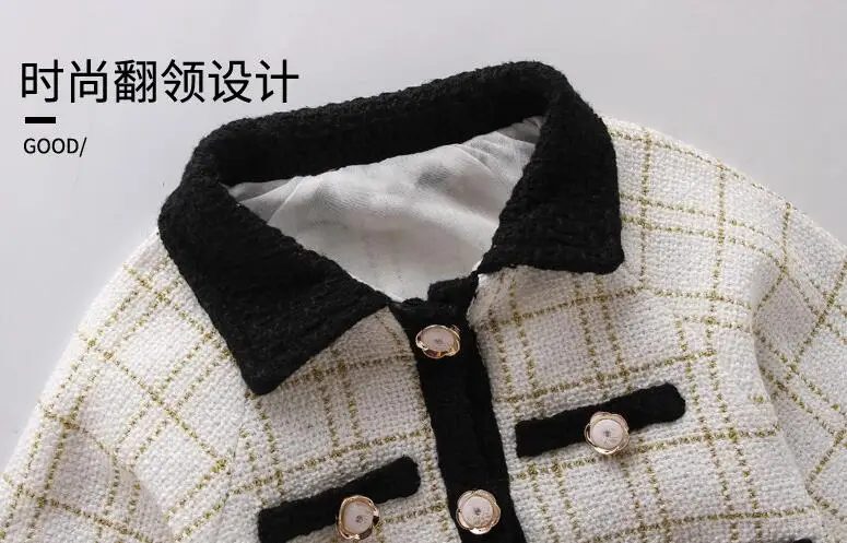 11.19th New Arrival Autumn fashion girl's coat Size 110-160cm Kids Coat Children Clothing Retail