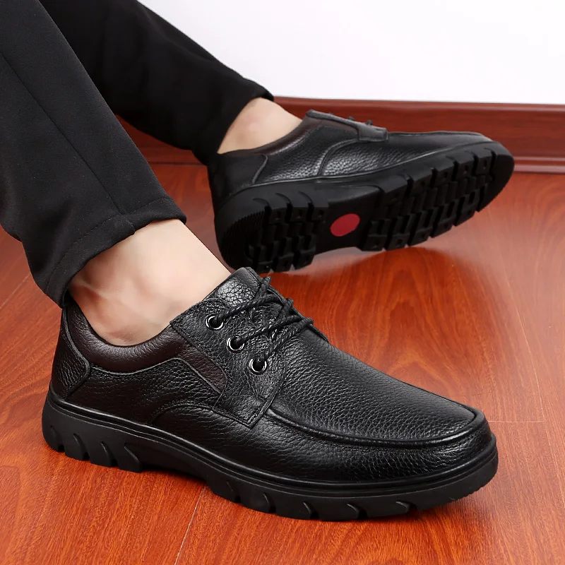 

Genuine Leather Men Brogues Shoes oxfords Lace-up Bullock Business Dress Men fahsion wedding party Shoes Male Formal Shoes a4