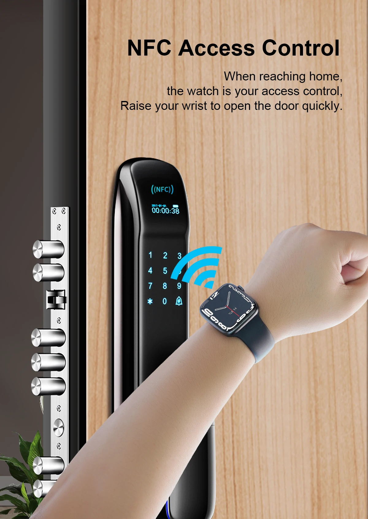 Vwar DT7 Plus Pro NFC Smart Watch 45mm Series 7 Bluetooth Call Wireless Charging Waterproof Sports GPS Tracker iwo Smartwatch