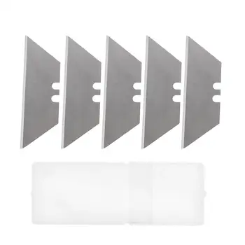 

5Pcs Folding Trapezoid Cutting Blade Art Carpet Cutter Replaceable Utility Knife
