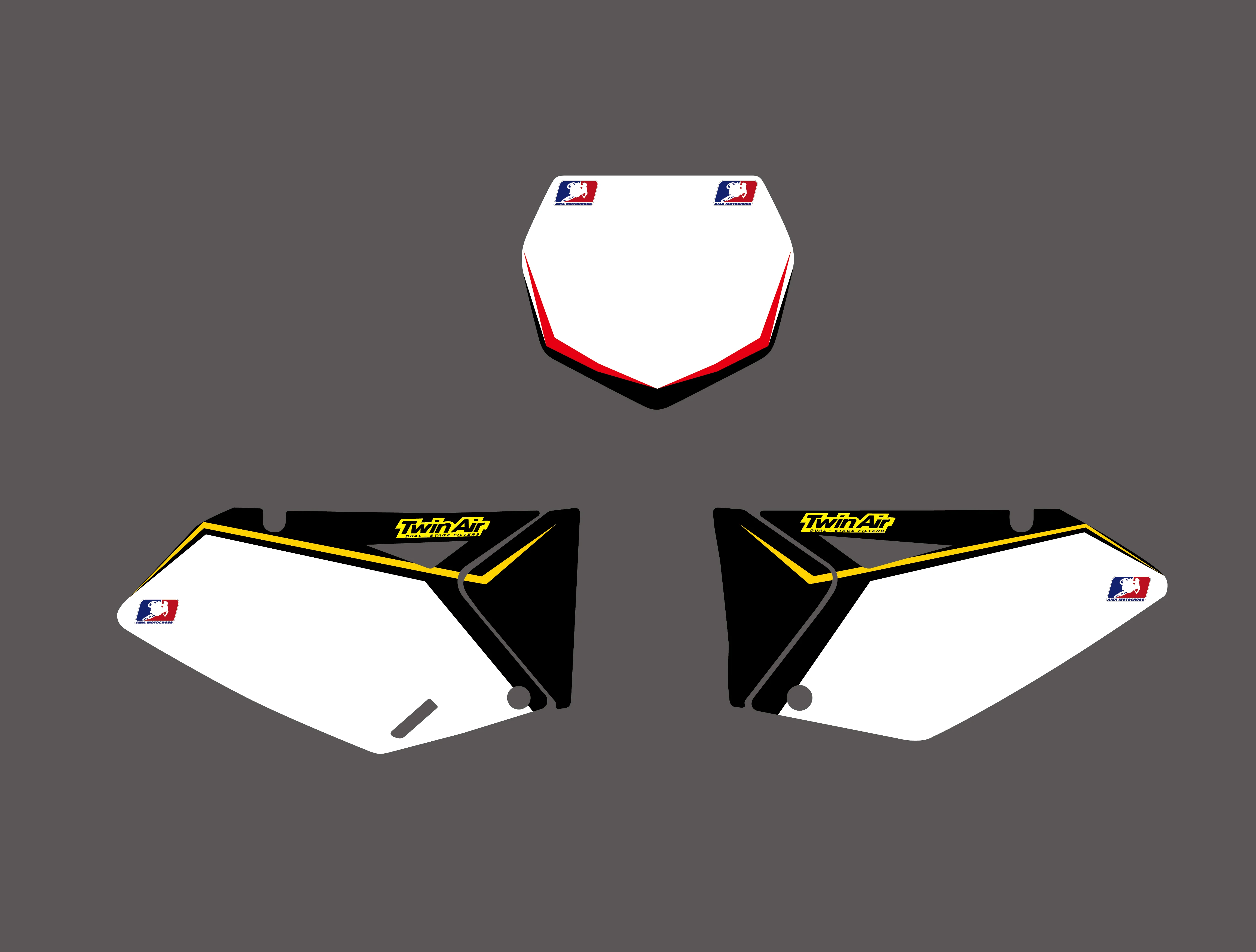 H2CNC графика и фон наклейки Наборы для SUZUKI RMZ250 RM Z250 2007 2008 2009 RMZ Z 250|sticker kit|team graphicsdecal kit