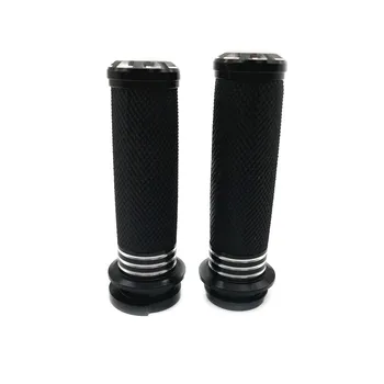 

For Harley Touring Dyna Softail Slim FLS Road King Motorcycle 1 pair 25mm Electronic Throttle Hand Grips chrome Handle Bar Grips