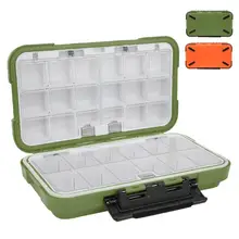 Двухсторонний чехол для рыболовных инструментов ABS водонепроницаемый ящик для рыболовных снастей приманка Крючки Чехол для хранения Органайзер контейнер коробка