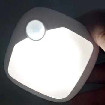 

New Arrival Led Night Light Magnetic Wireless Detector Light Wall Lamp Infrared Motion Sensor Lights Auto on/Off Cabinet Stair
