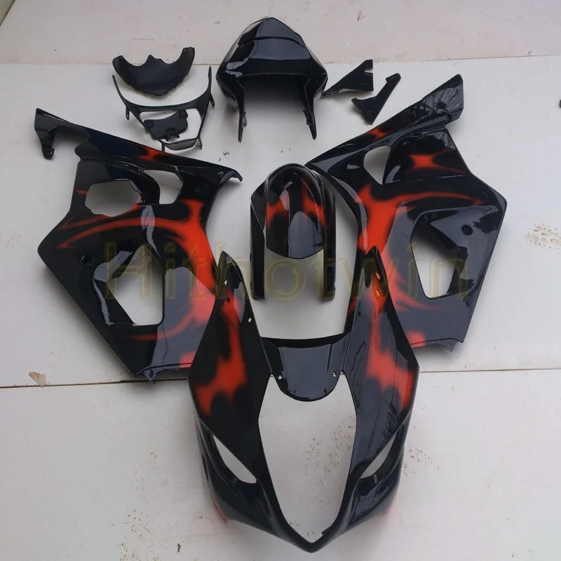 Пользовательский мотоцикл Артикул для Suzuki GSXR600/750 2004-2005 K4 gsx r600 04 05 год Обтекатели+ винты+ зеленый - Цвет: E