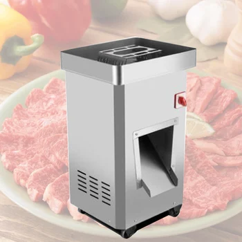 

Commercial Meat Slicing Machine Vertical-type Meat Slicer Electric Meat Cutting Machine 2200W Large Power Meat Mincer Machine