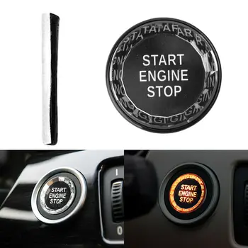 

1pcs Start Stop Switch Button Cover For BMW E90 E91 E92 E93 E60 E84 E83 ABS New