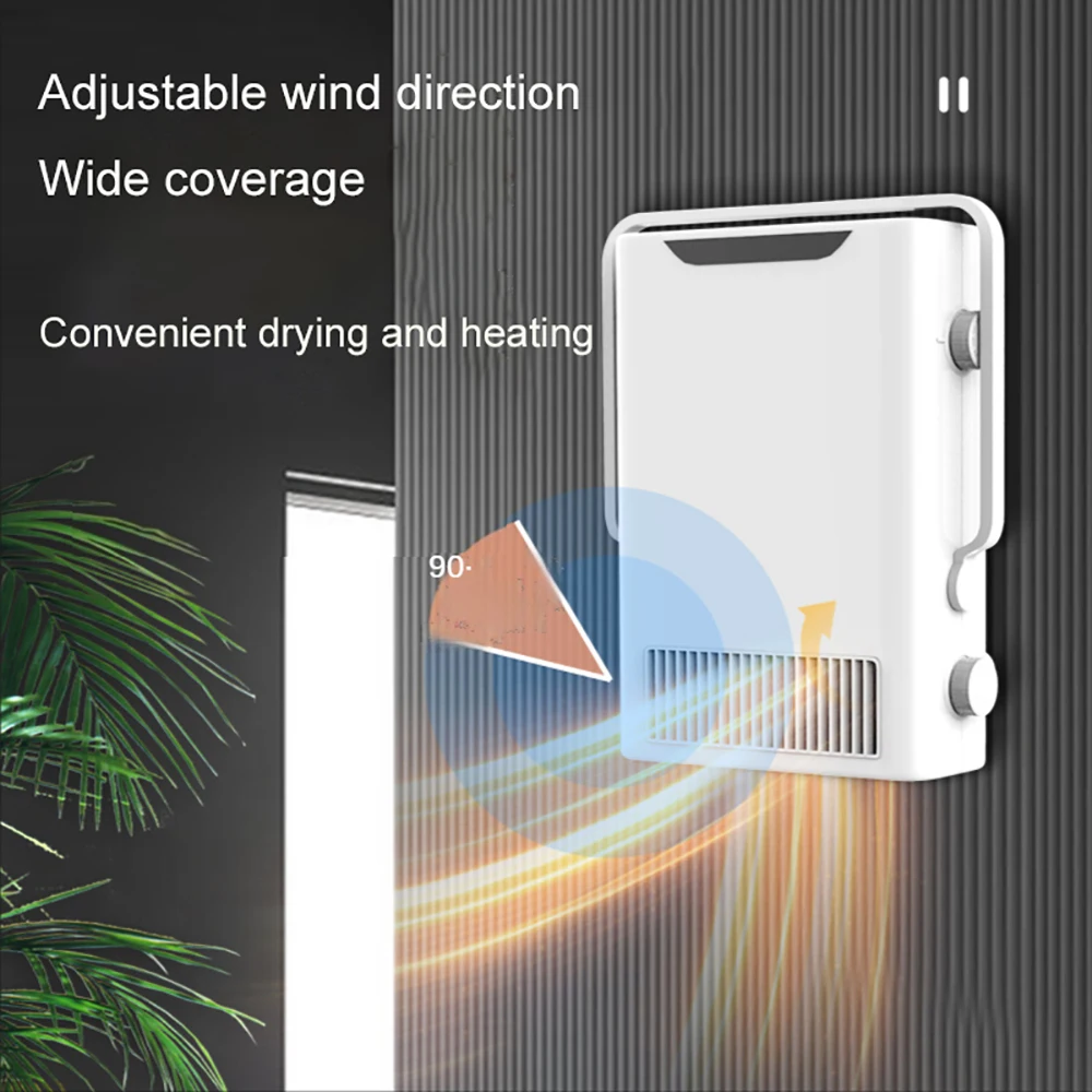 Haoyunma Waterproof Bathroom Heater Wall Mounted/stand Electric Warmer Fan Clothes Dryers, Hair