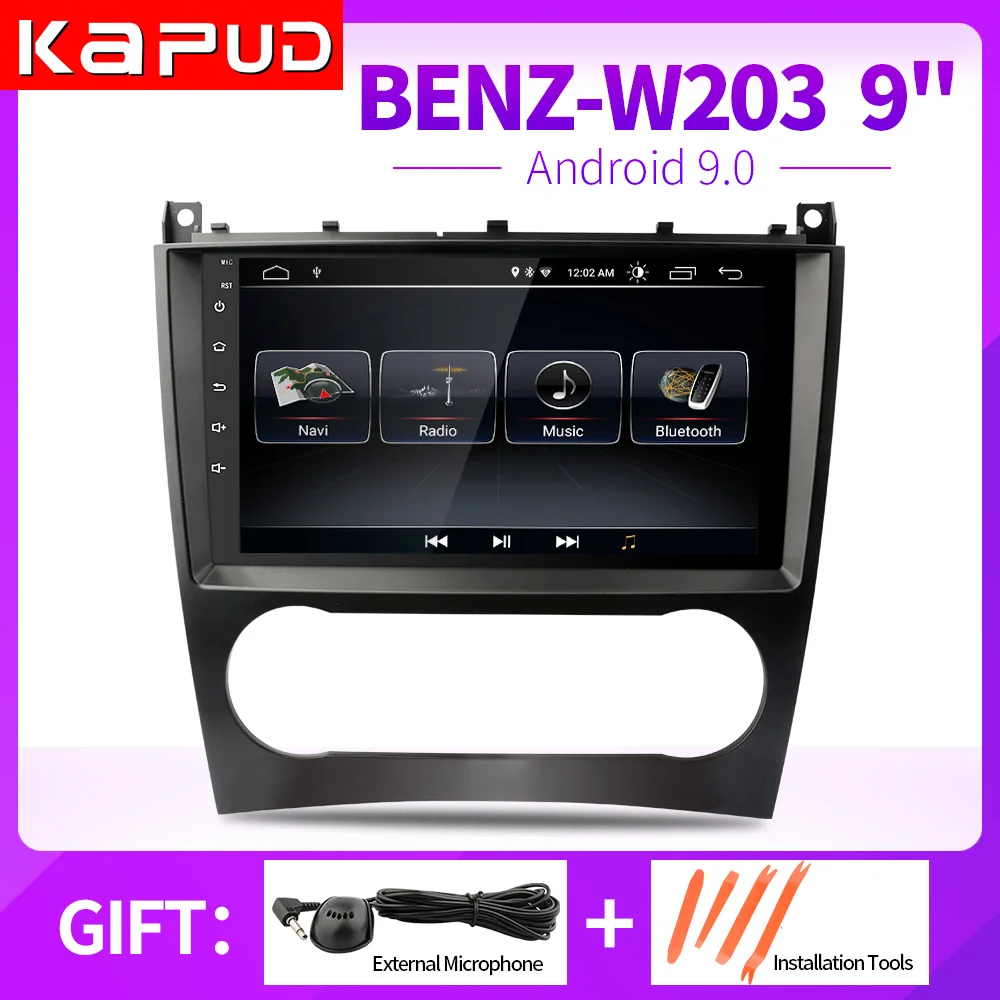 

Kapud 9''Navigation Player Autoradio Stereo Android 10.0 For Mercedes Benz W203 W209 Vito W639 C200 Multimedia With Wifi DSP GPS
