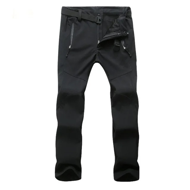 Winter Fleece Hiking Pants Women Autumn 