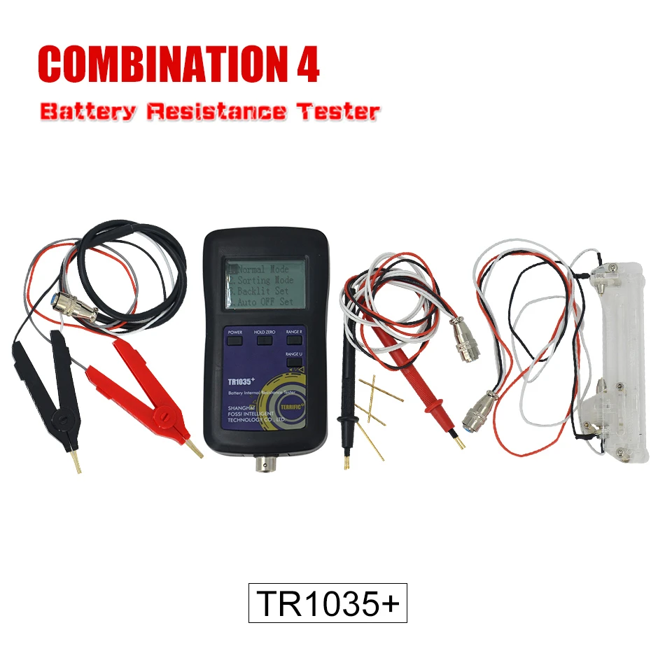 Resistance Tester New Original Four-line TR1035 Lithium Battery Internal Resistance Meter Tester YR1035 Detector 18650 Dry Battery Combination 4
