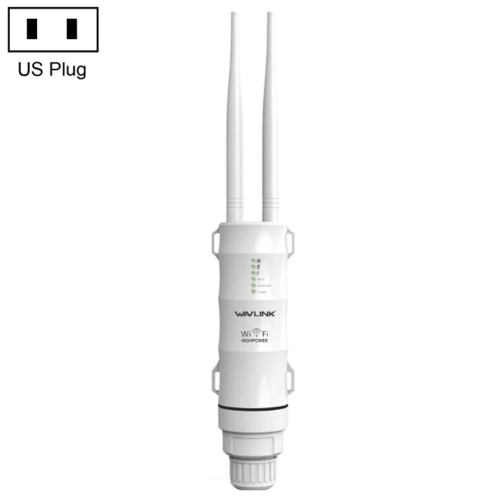 2,4G/5G WiFi повторитель сигнала усилитель двухдиапазонный беспроводной AC расширитель маршрутизатор усилитель WPS с 2 антеннами с высоким коэффициентом усиления - Цвет: US Plug