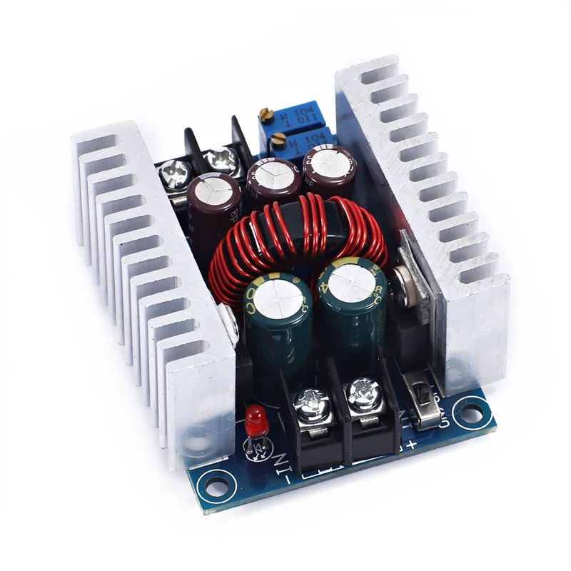 300W 20A DC-DC 벅 컨버터 스텝 다운 모듈 정전류 LED 드라이버 전력 스텝 다운 전압 모듈 전해 커패시터