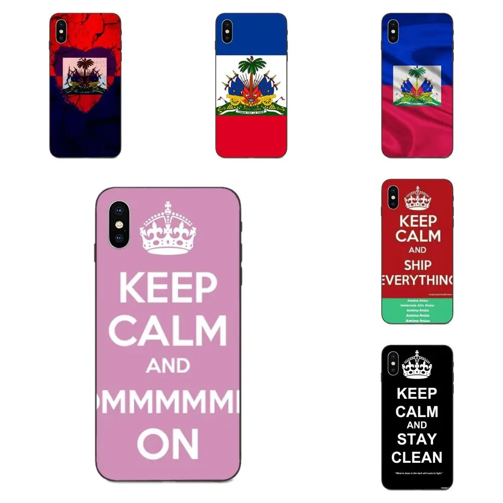 Keep Clam And I'm Haitian Cuban Smart For Galaxy A8 A9 Star Note 4 8 9 10 S3 S4 S5 S6 S7 S8 S9 S10 Edge Lite Plus Pro G313 | Мобильные